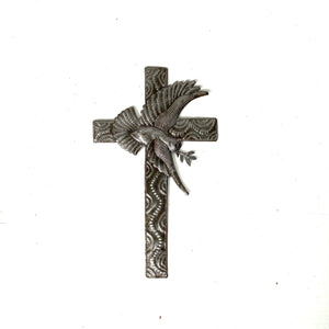 Dove Metal Cross