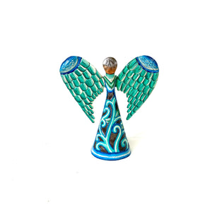 Turquoise Wide Wing Angel