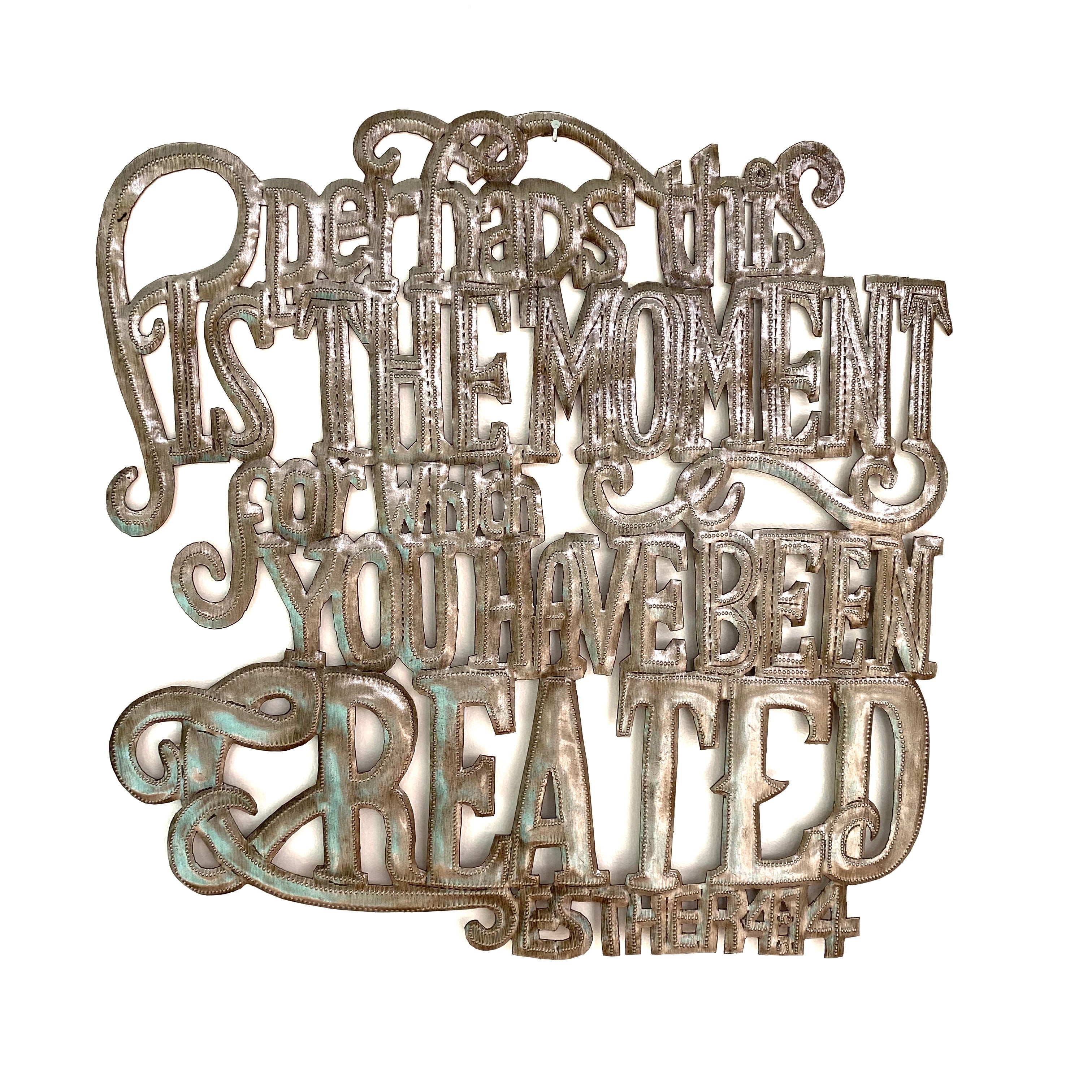 Perhaps This is the Moment