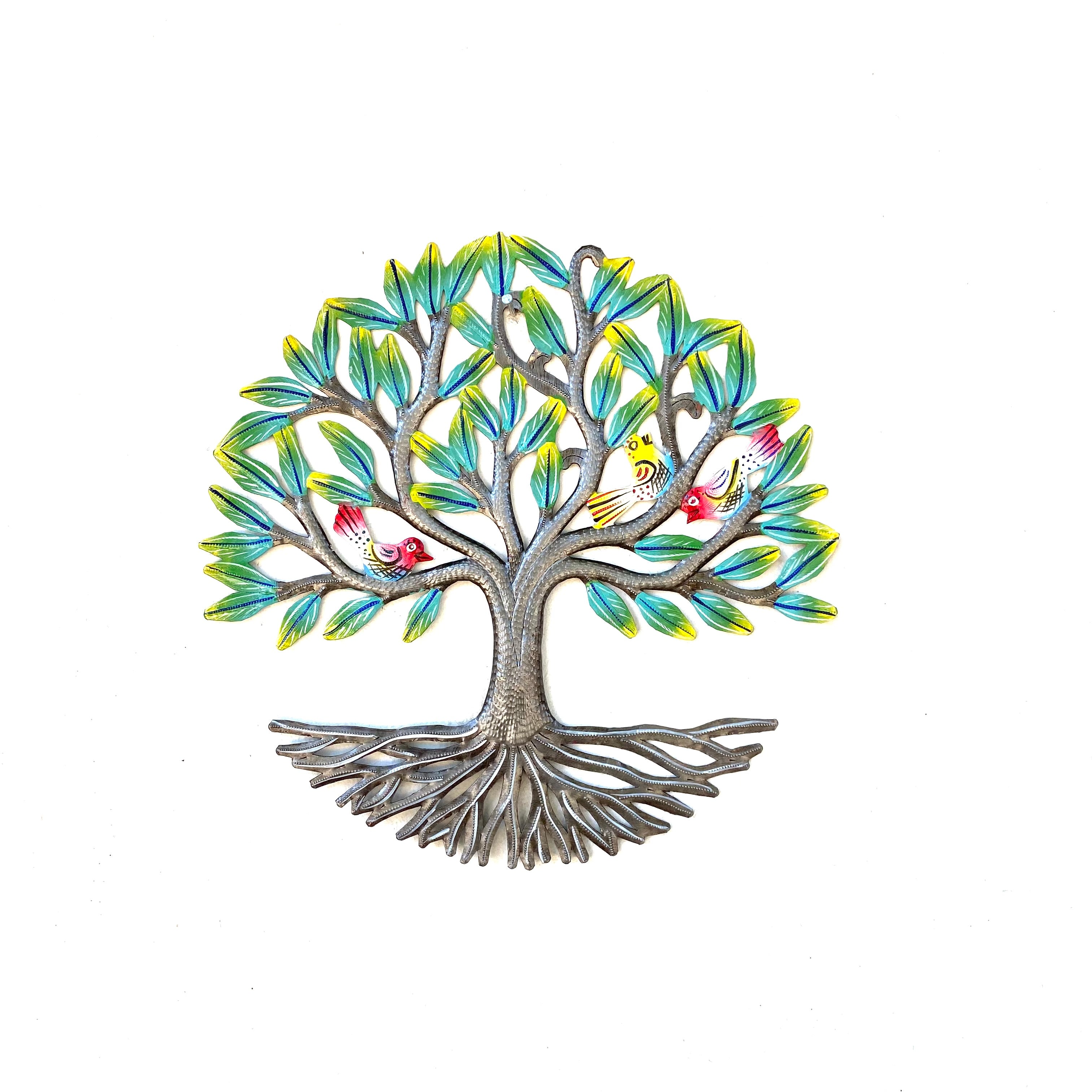 Medium Round- Simple with Birds