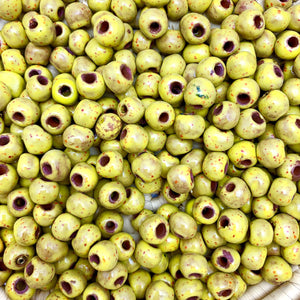 Yellow Speckled Beads