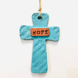 Inspirational Ceramic Cross