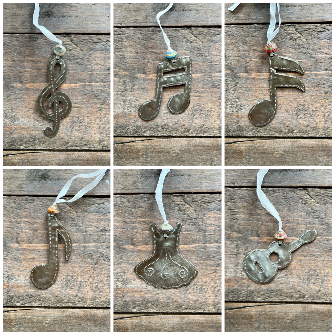 Music and Dance Ornament Set