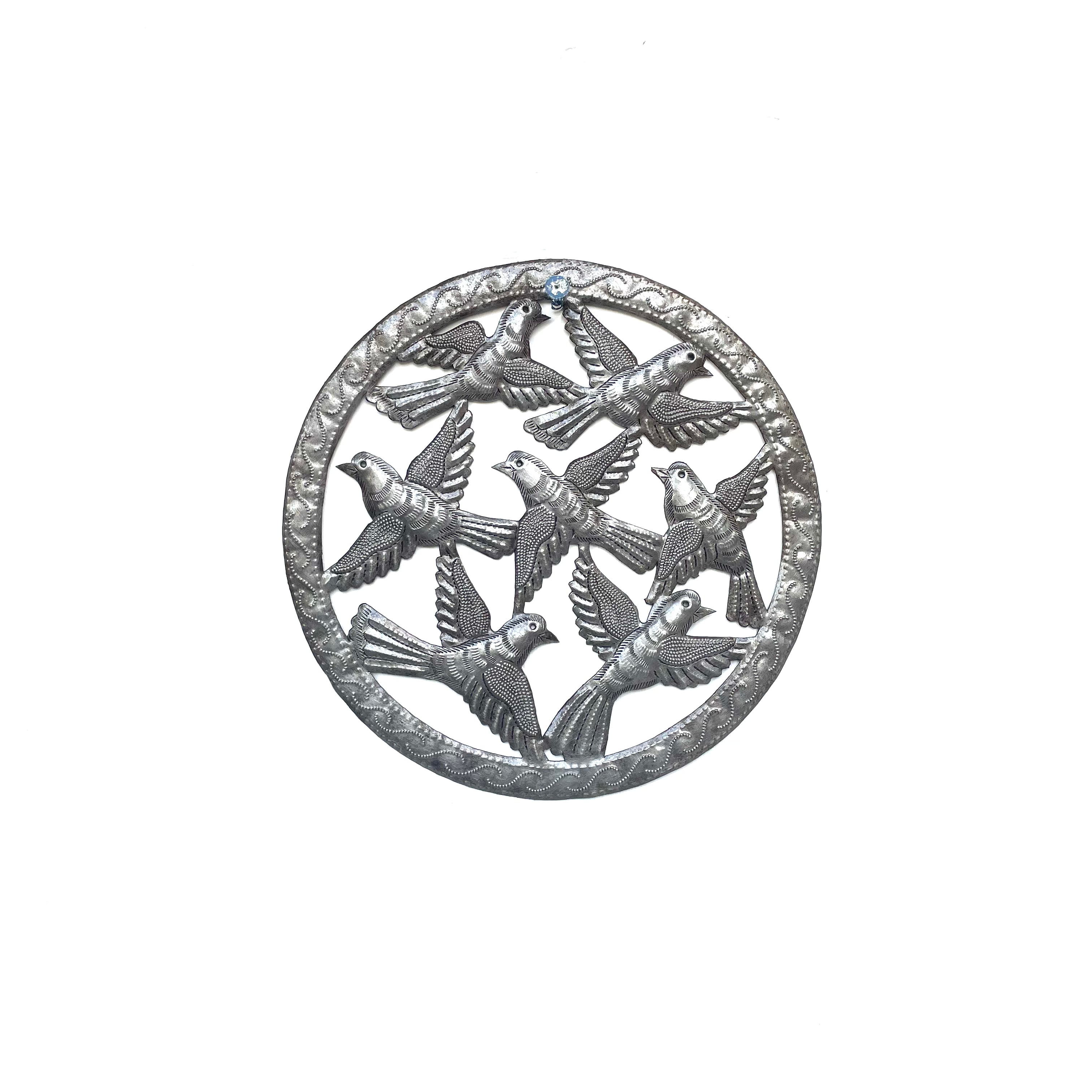 Nesmy Round Simple Metal Art #7