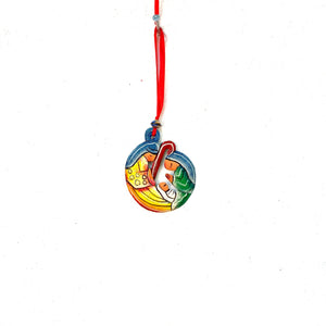 Painted Nativity Ornament