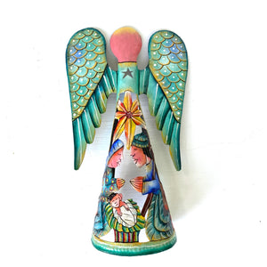 Turquoise Nativity Angel