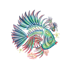 Wilson- Color Fish Metal Art