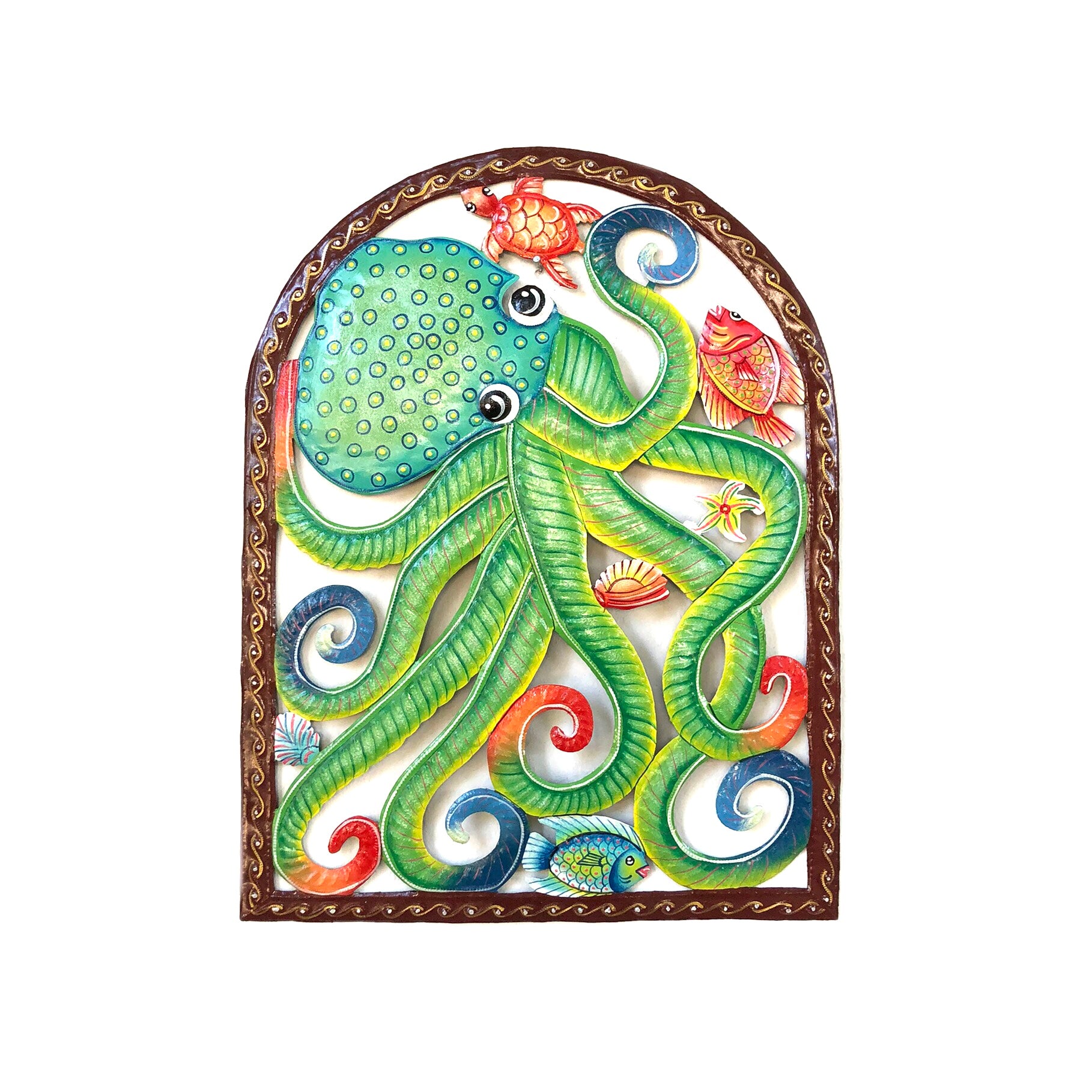 Painted Octopus with Fish