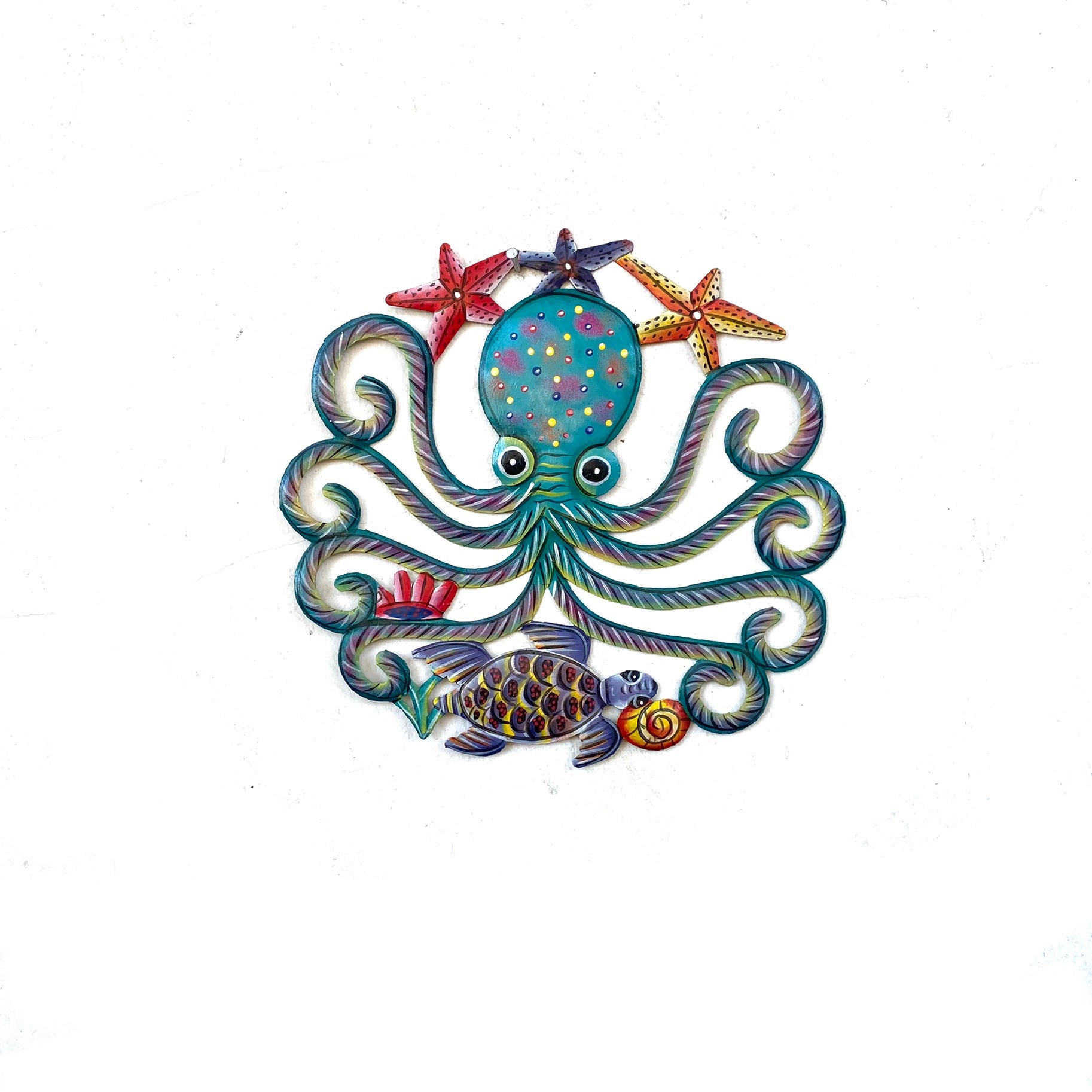 Medium Turquoise Octopus
