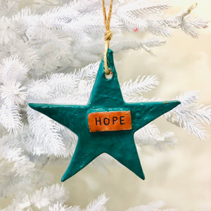 Ceramic Star Ornament