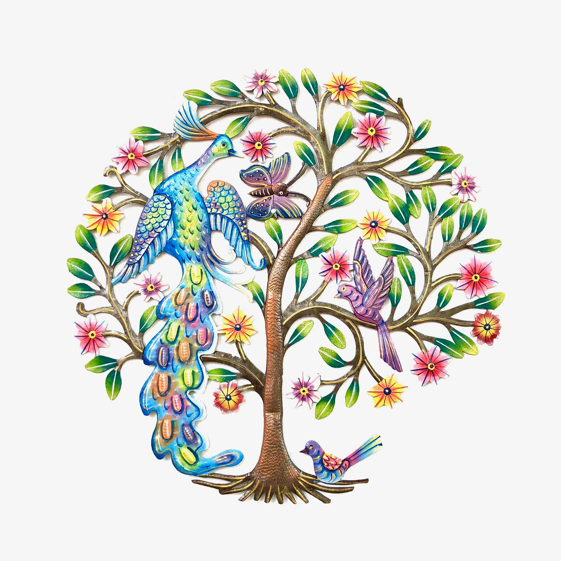 Herby- Peacock with Birds Tree