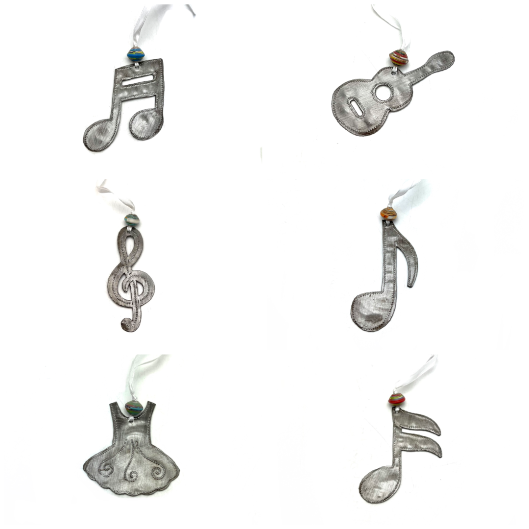 Music and Dance Ornament Set