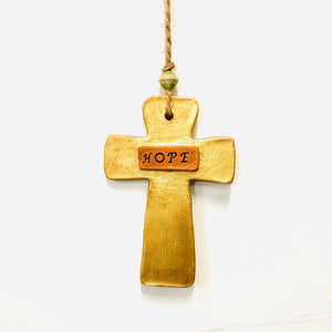 Inspirational Ceramic Cross