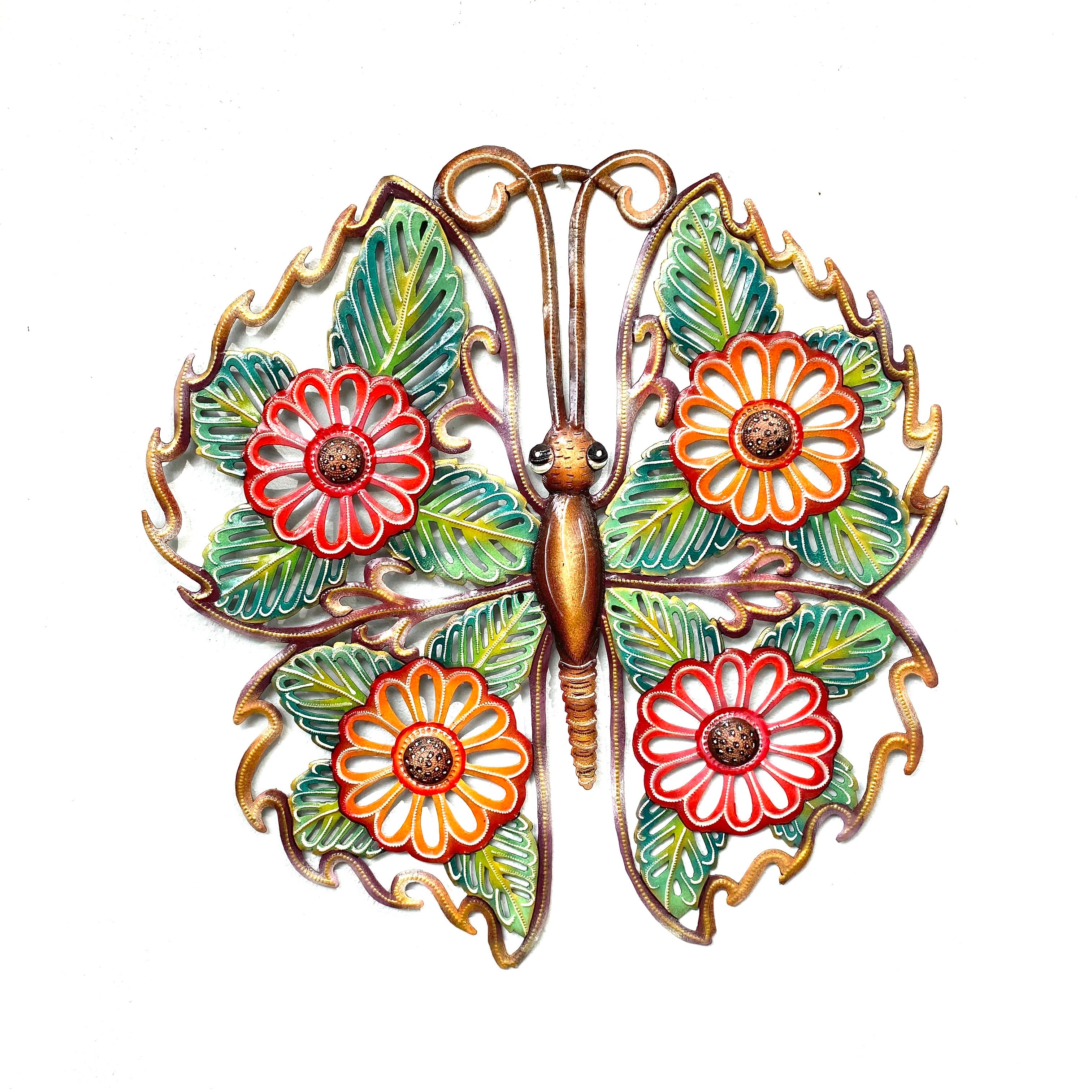 Jumbo Butterfly - Orange and Red