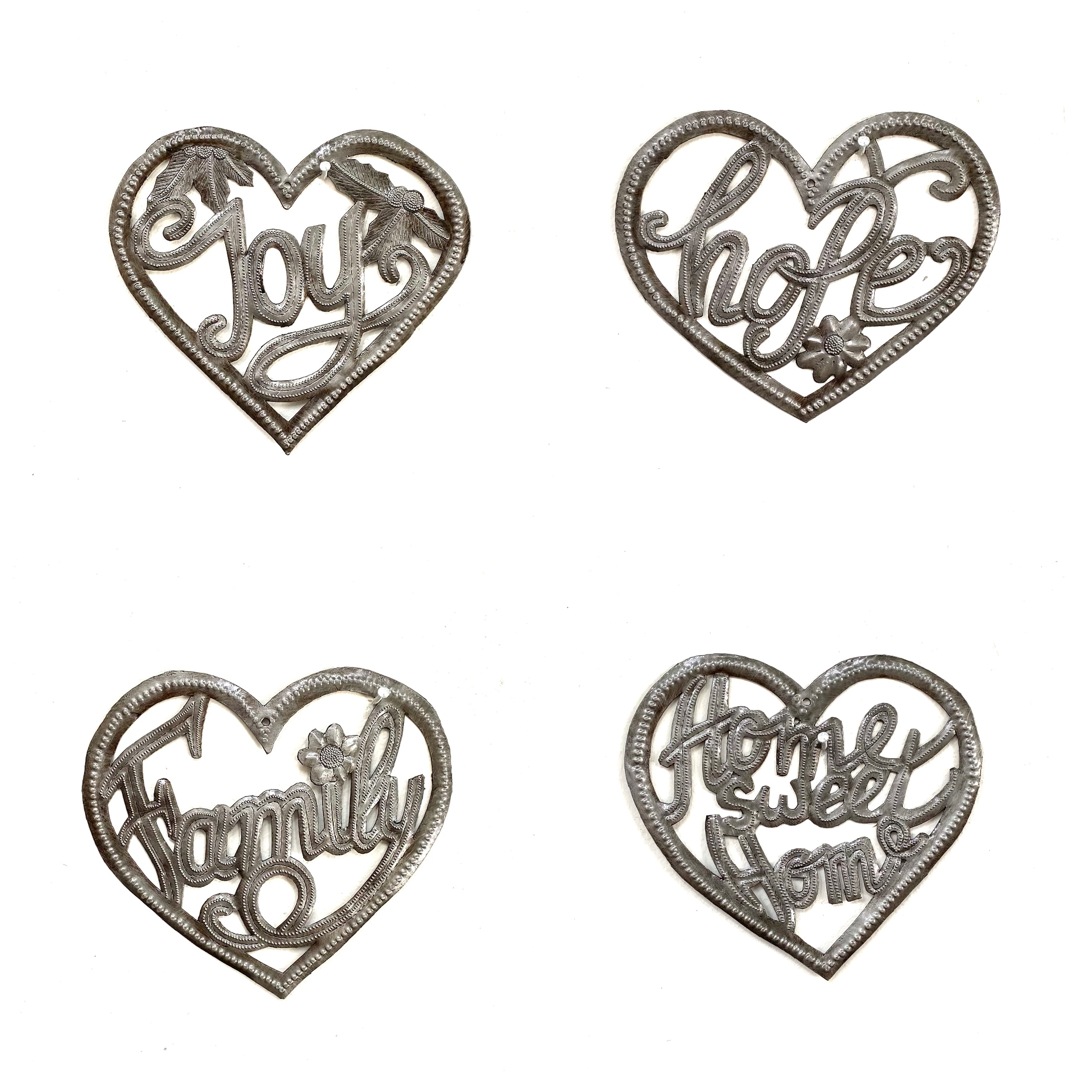 Set of Inspirational Hearts