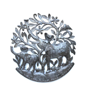 Joselyn- Tree Elephant Metal Art