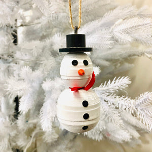 Paper Snowman Ornament