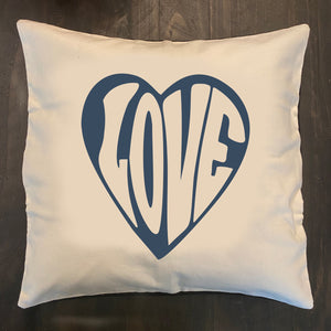 "Love"  Pillow Cover
