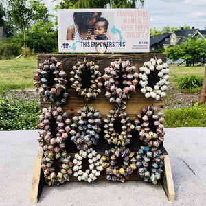 Cereal Box Paper Bead Bracelets